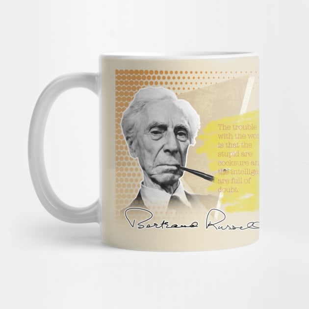 Philosophy. Bertrand Russel. Impostor syndrome by nerd-studios